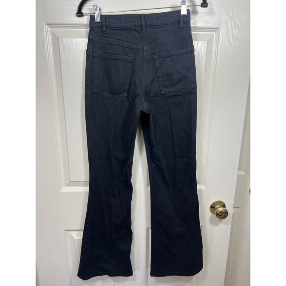 Aritzia Wilfred Free Two Step High Rise Flared Black Pants - Picture 3 of 8